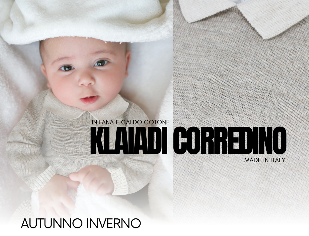 Collezione corredino Klaiadì autunno inverno 2024-2025